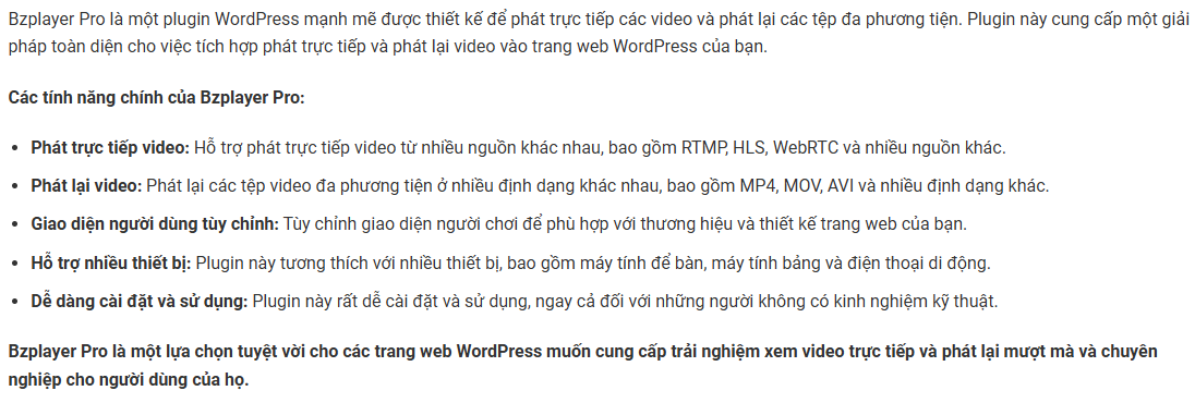 Bzplayer Pro - Live Streaming Player WordPress Plugin 4 2024 11 11 200851