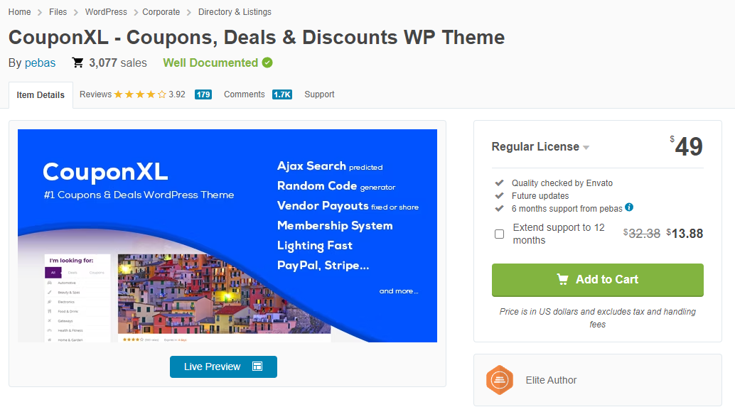 CouponXL Coupons Deals Discounts WP Theme