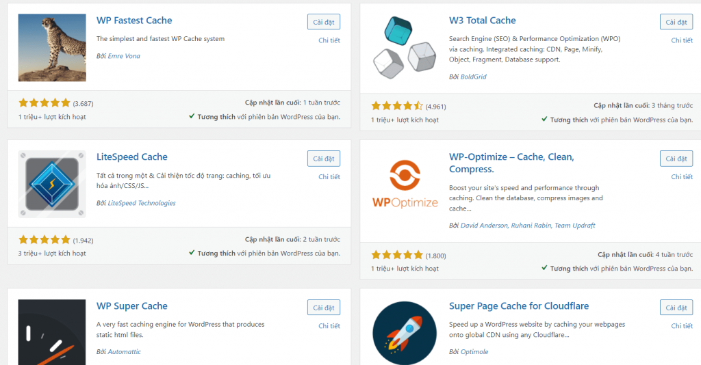 Tải WP Rocket miễn phí bản mới nhất cho Website Wordpress 16 Có nhiều plugin miễn phí tạo cache nhưng chúng không ổn định