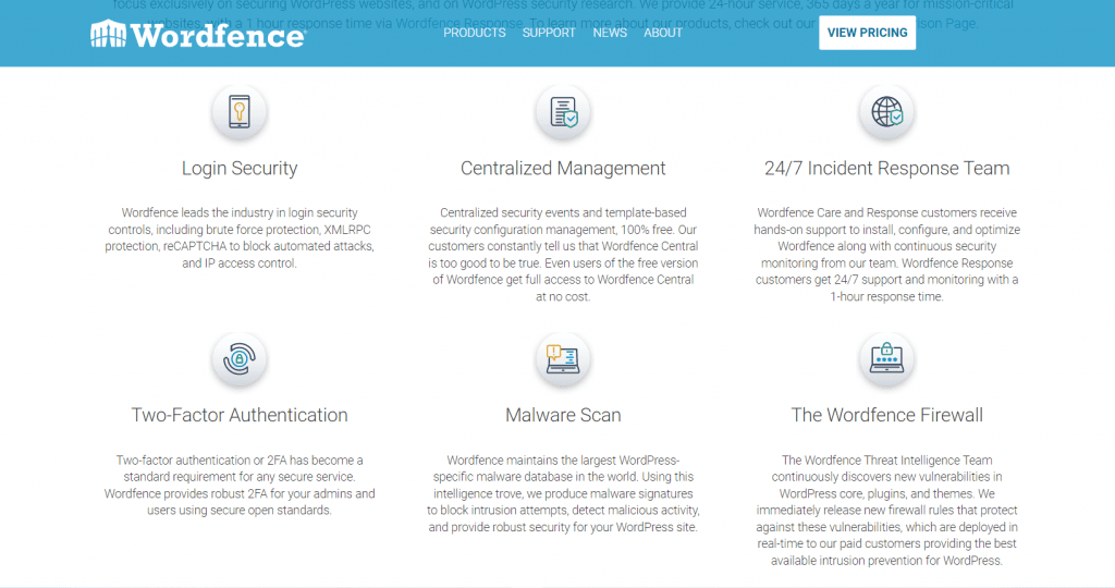 Wordfence Premium rất nhiều tính năng mạnh mẽ