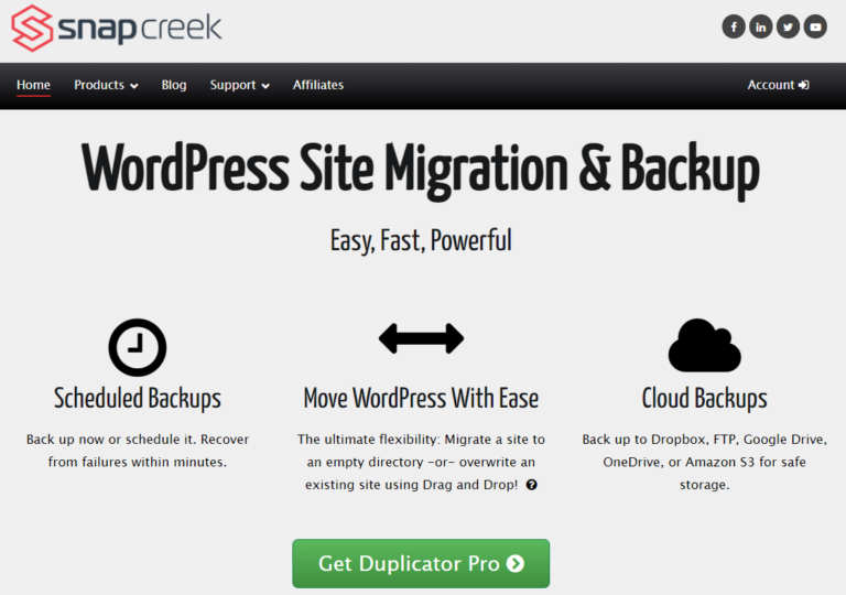 Duplicator Pro WordPress Site Migration & Backup