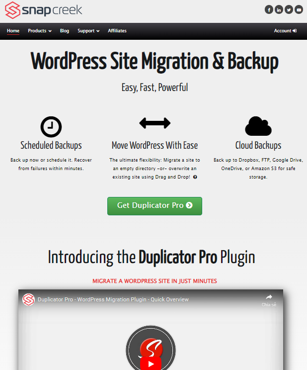 Mua Plugin Duplicator Pro