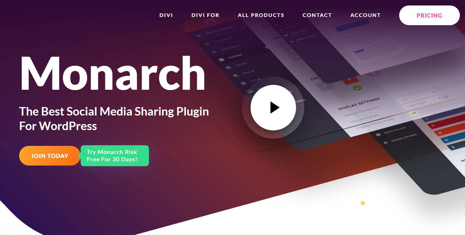 Mua Plugin Monarch - The Best Social Media Sharing Plugin 1