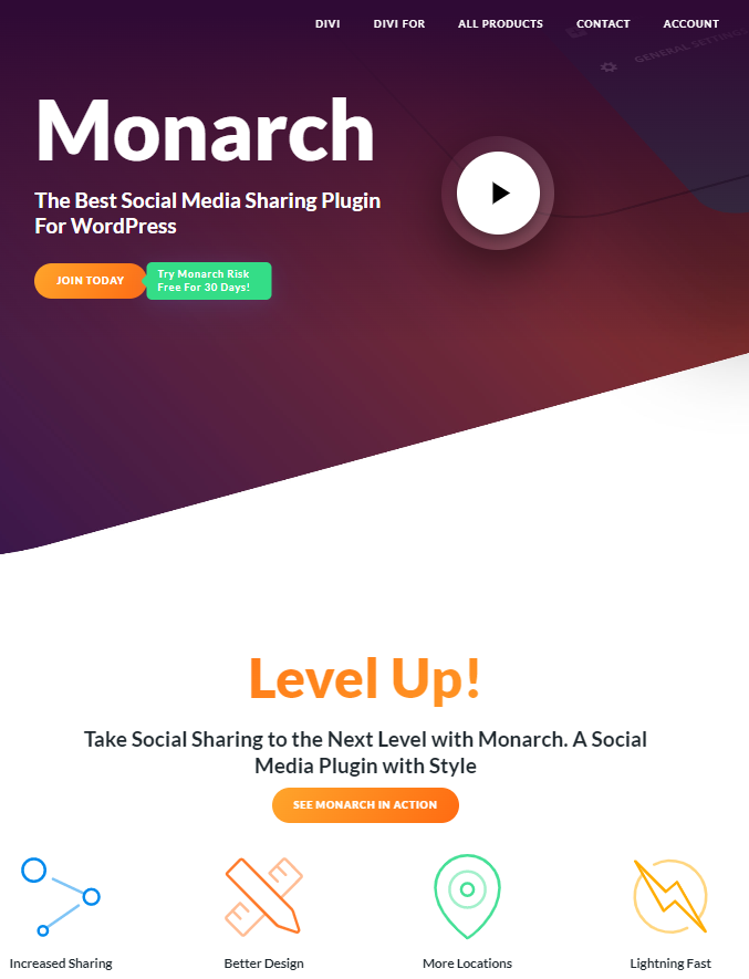 Mua Plugin Monarch - The Best Social Media Sharing Plugin