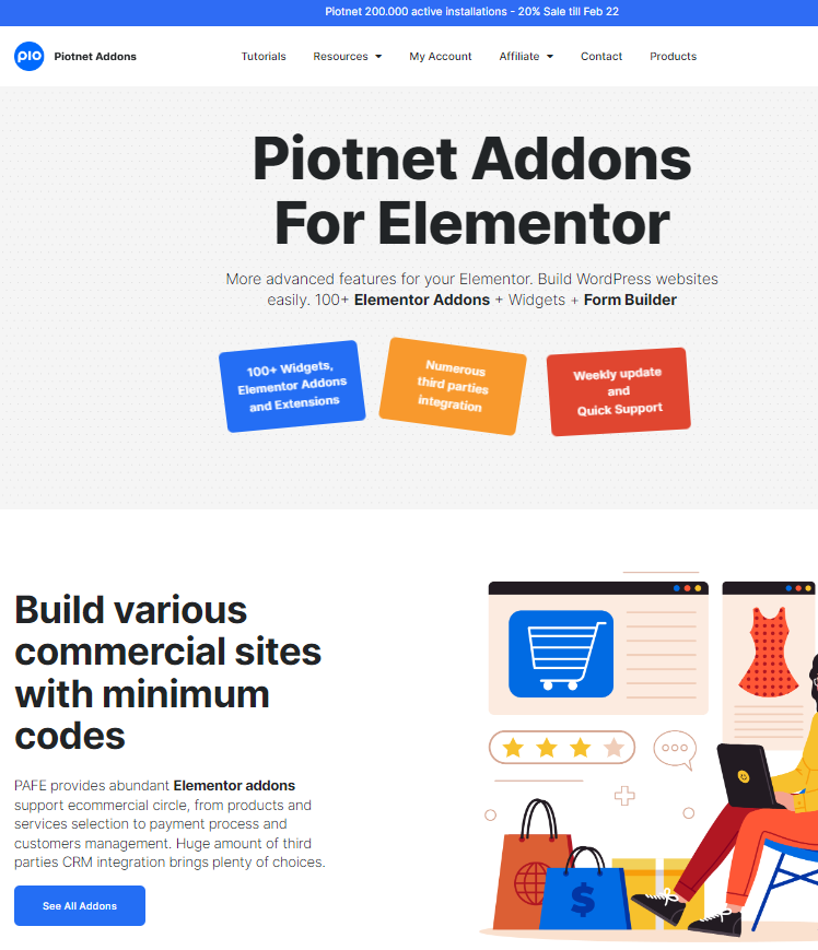 Piotnet Addons For Elementor