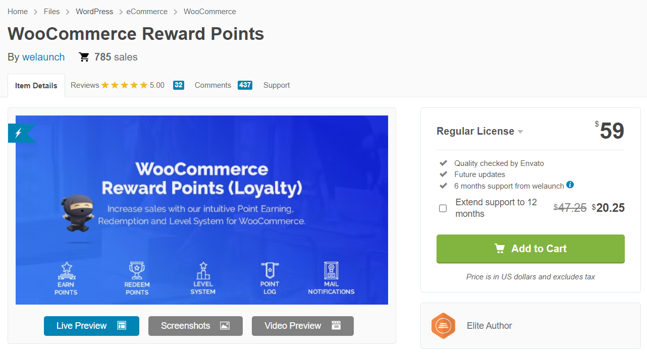 WooCommerce Reward Points 2 Plugin WooCommerce Reward Points