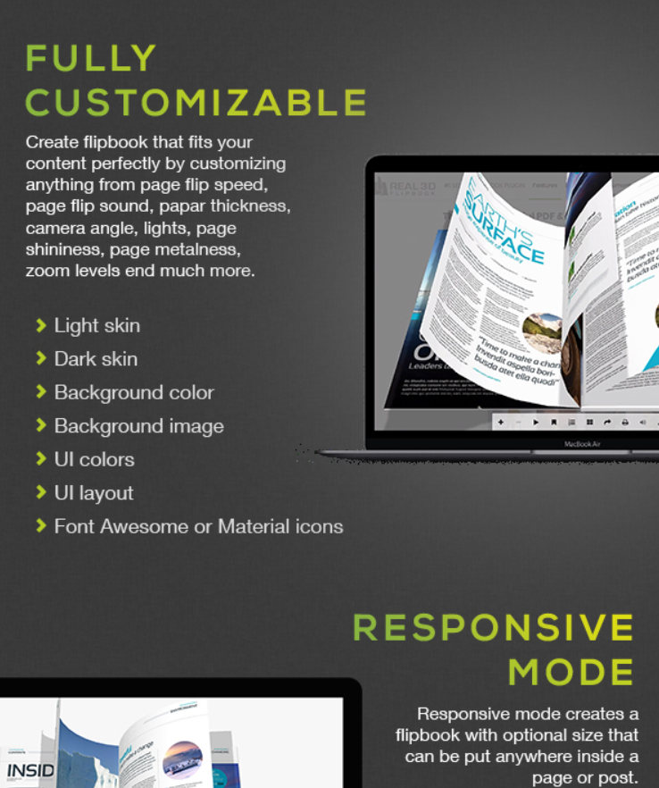 Real3D FlipBook WordPress Plugin
