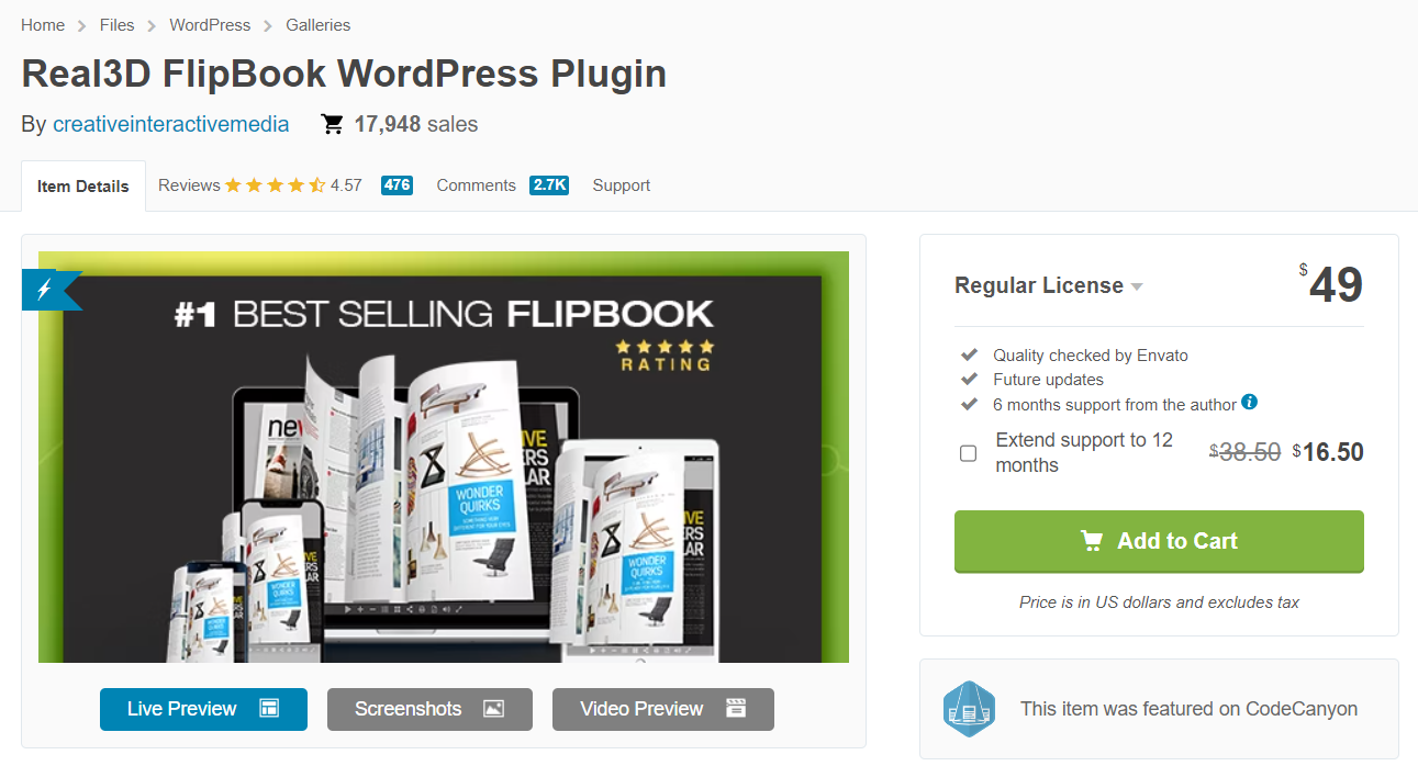 Real3D FlipBook WordPress 2 Real3D FlipBook WordPress