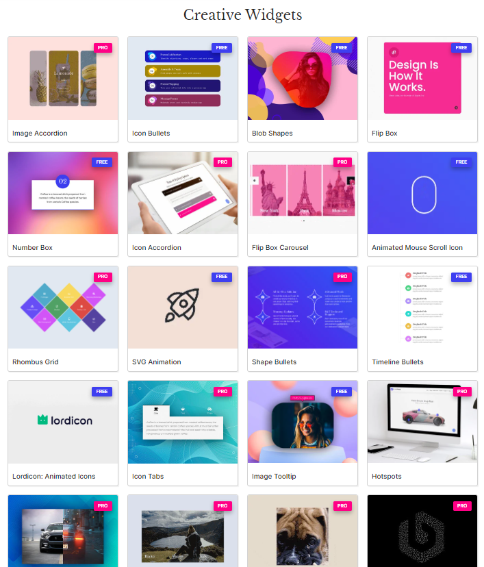 Unlimited Elements for Elementor Page Builder