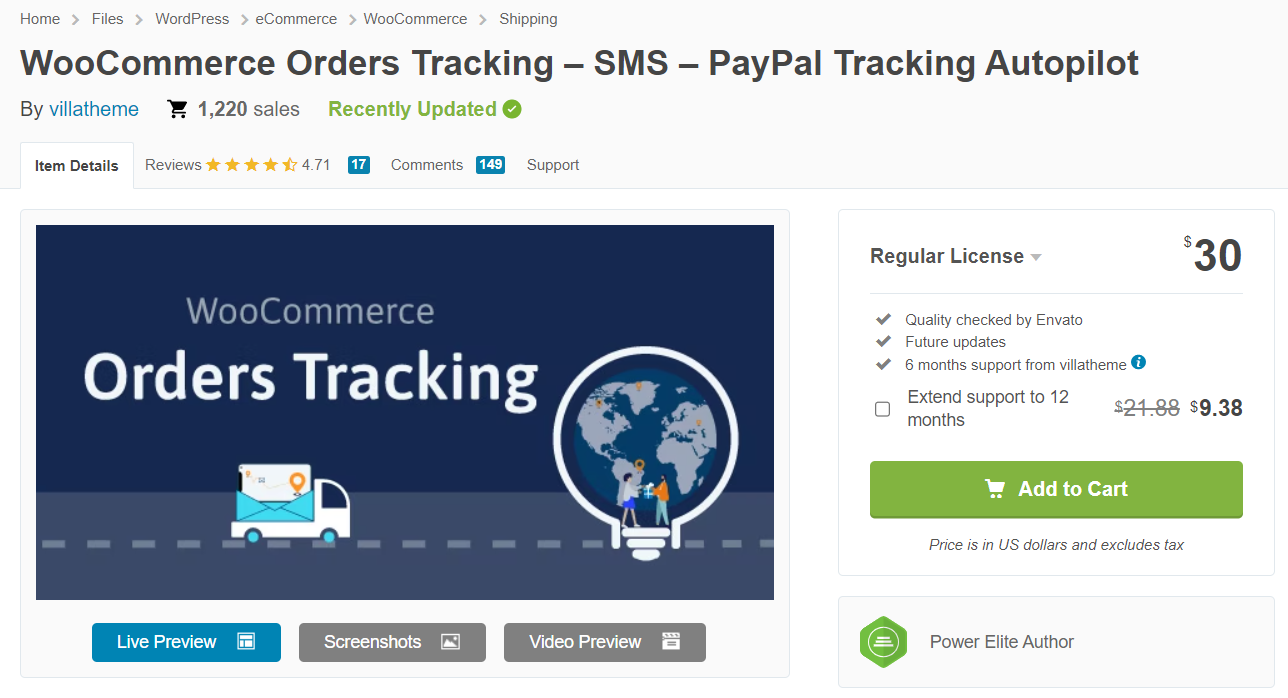 WooCommerce Orders Tracking – SMS – PayPal Tracking Autopilot 2 WooCommerce Orders Tracking
