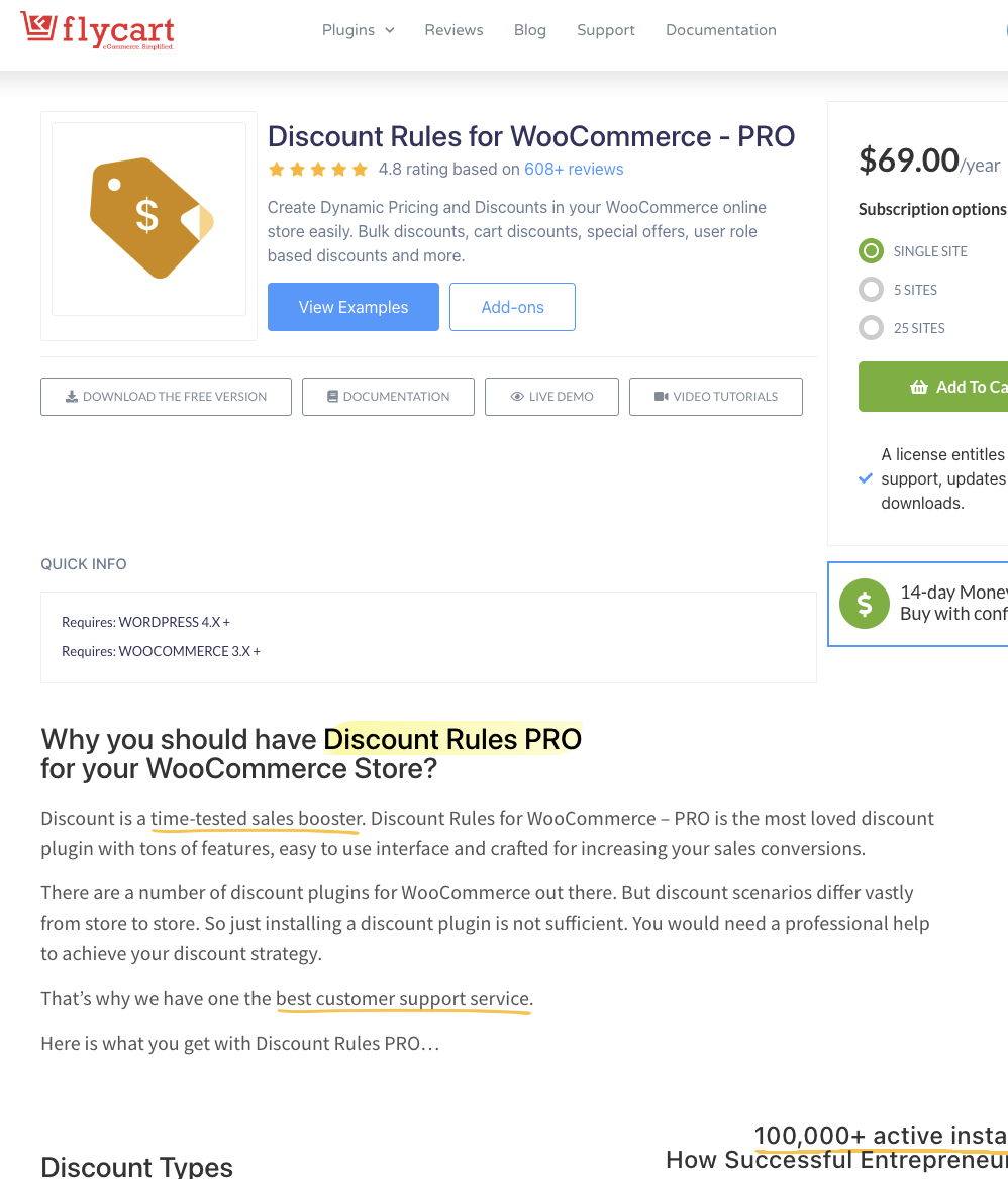 Discount Rules for WooCommerce - PRO