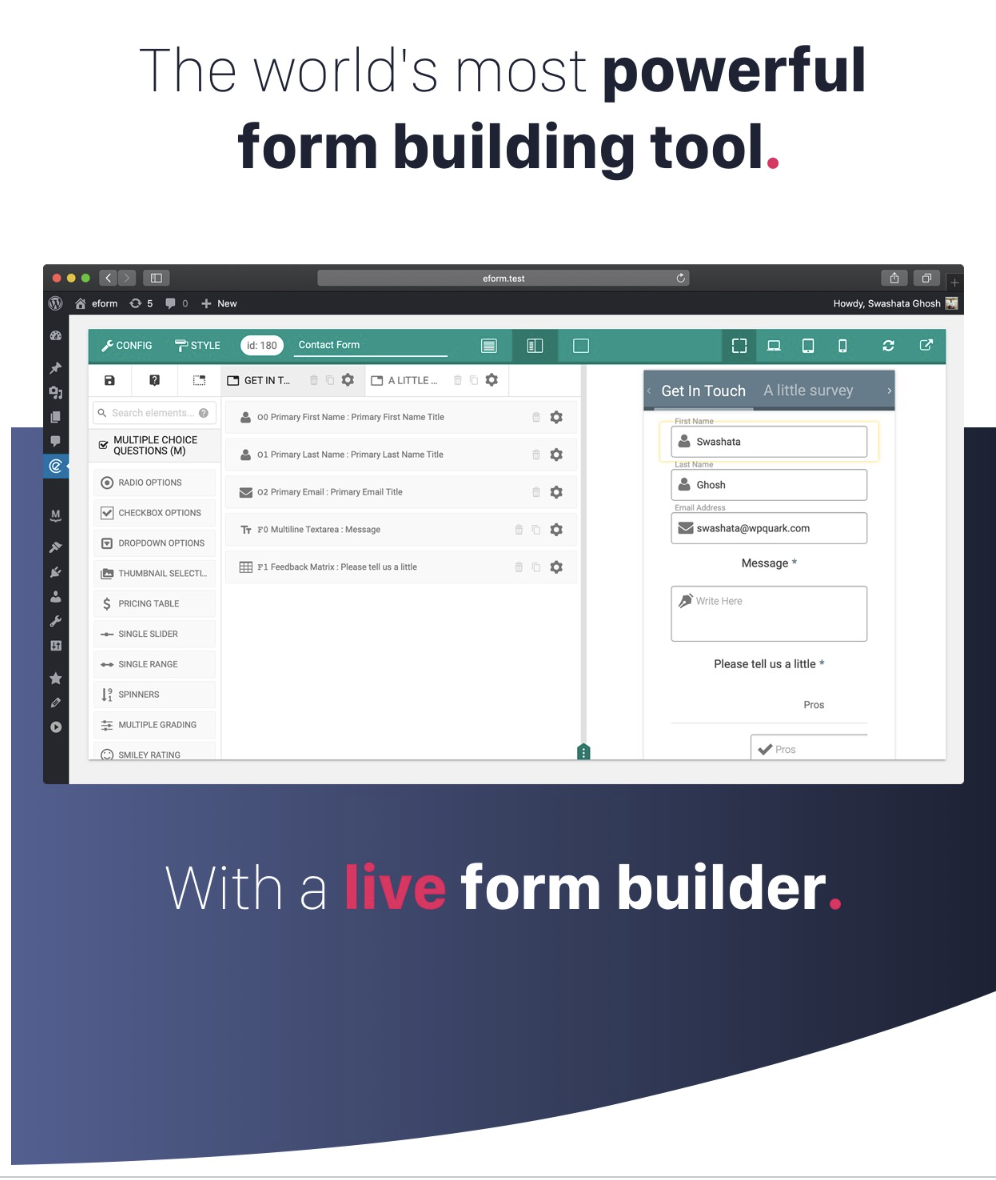 eForm - WordPress Form Builder