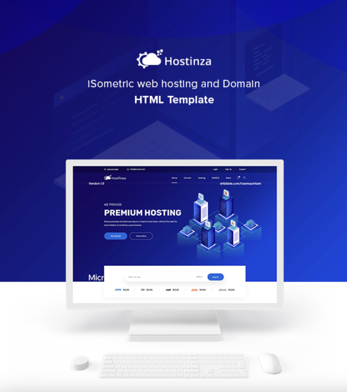 Hostinza - Whmcs Web-Hosting WordPress Theme