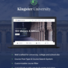 Kingster - LMS Education For University, College and School