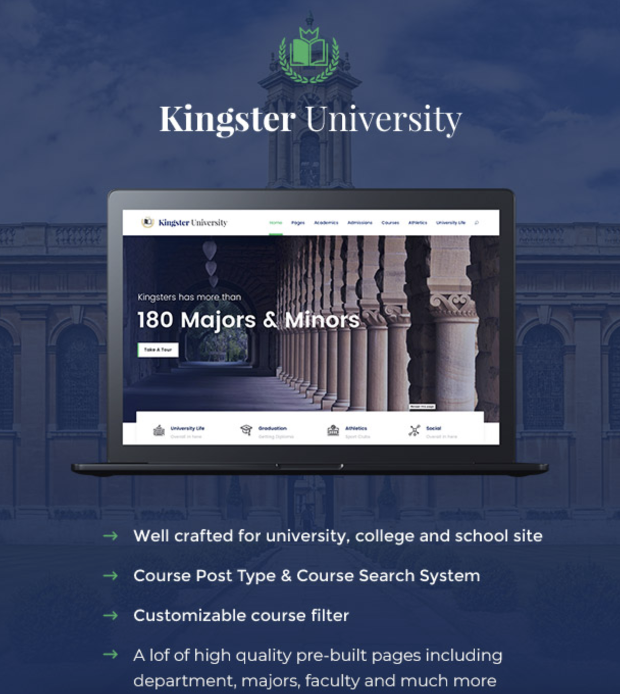 Kingster - LMS Education For University, College and School