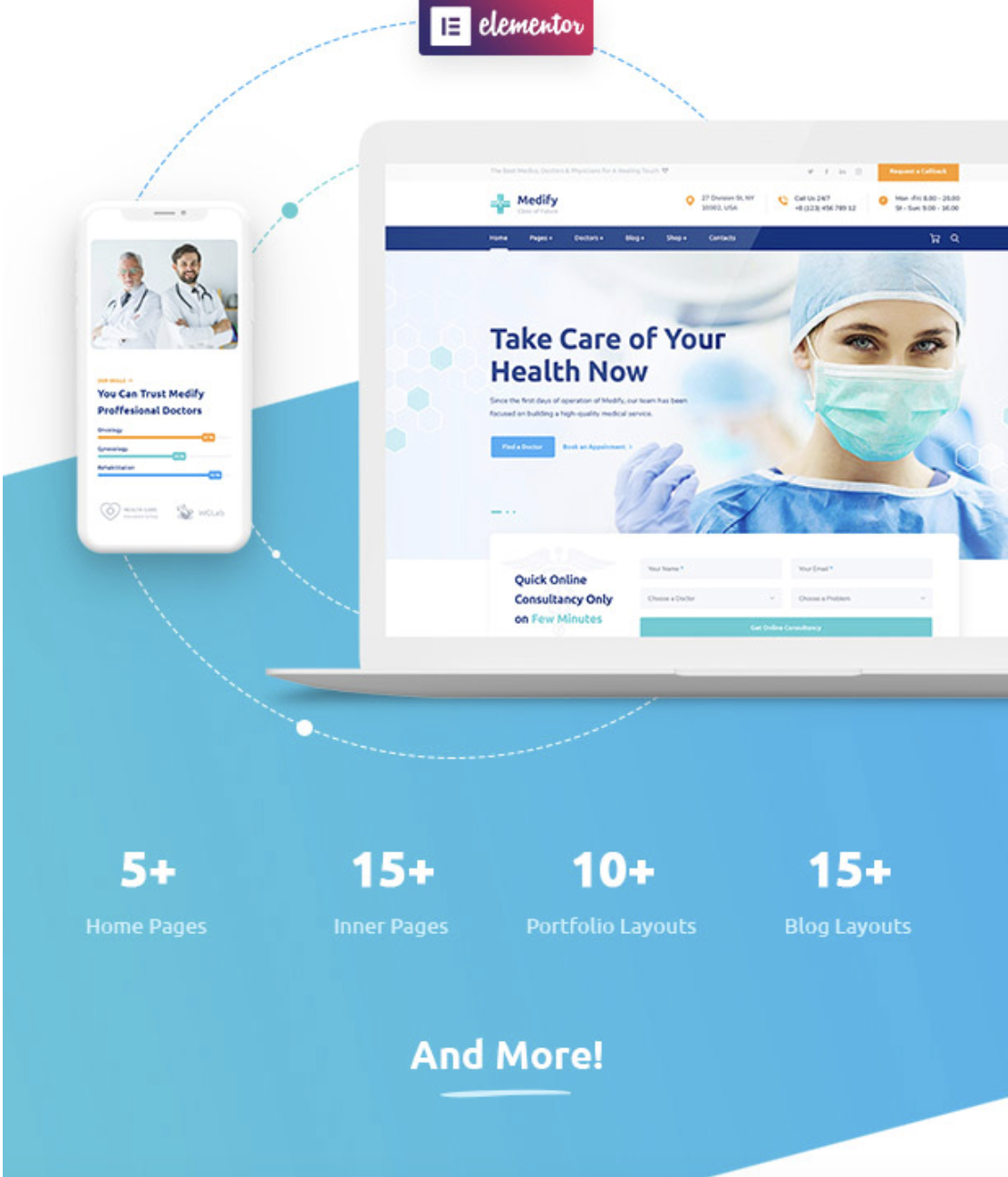 Medify - Health & Clinic WordPress Theme