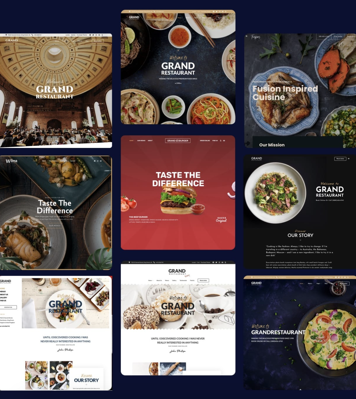 Grand Restaurant WordPress