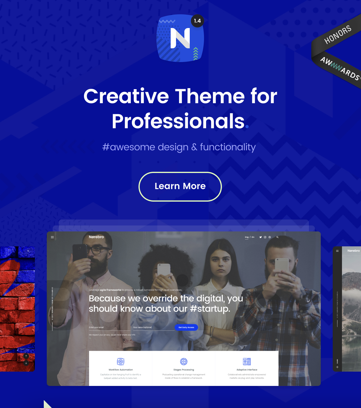 Norebro - Creative Portfolio Theme for Multipurpose Usage