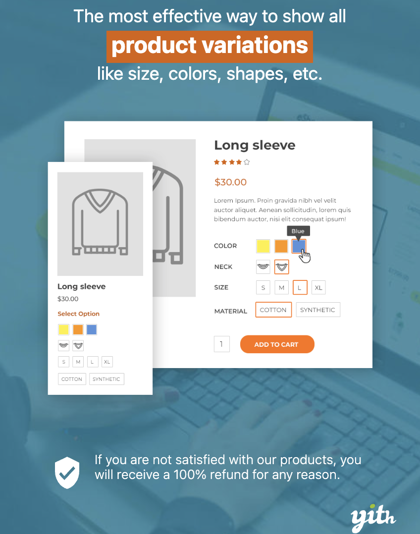 YITH Color, Image & Label Variation Swatches for WooCommerce