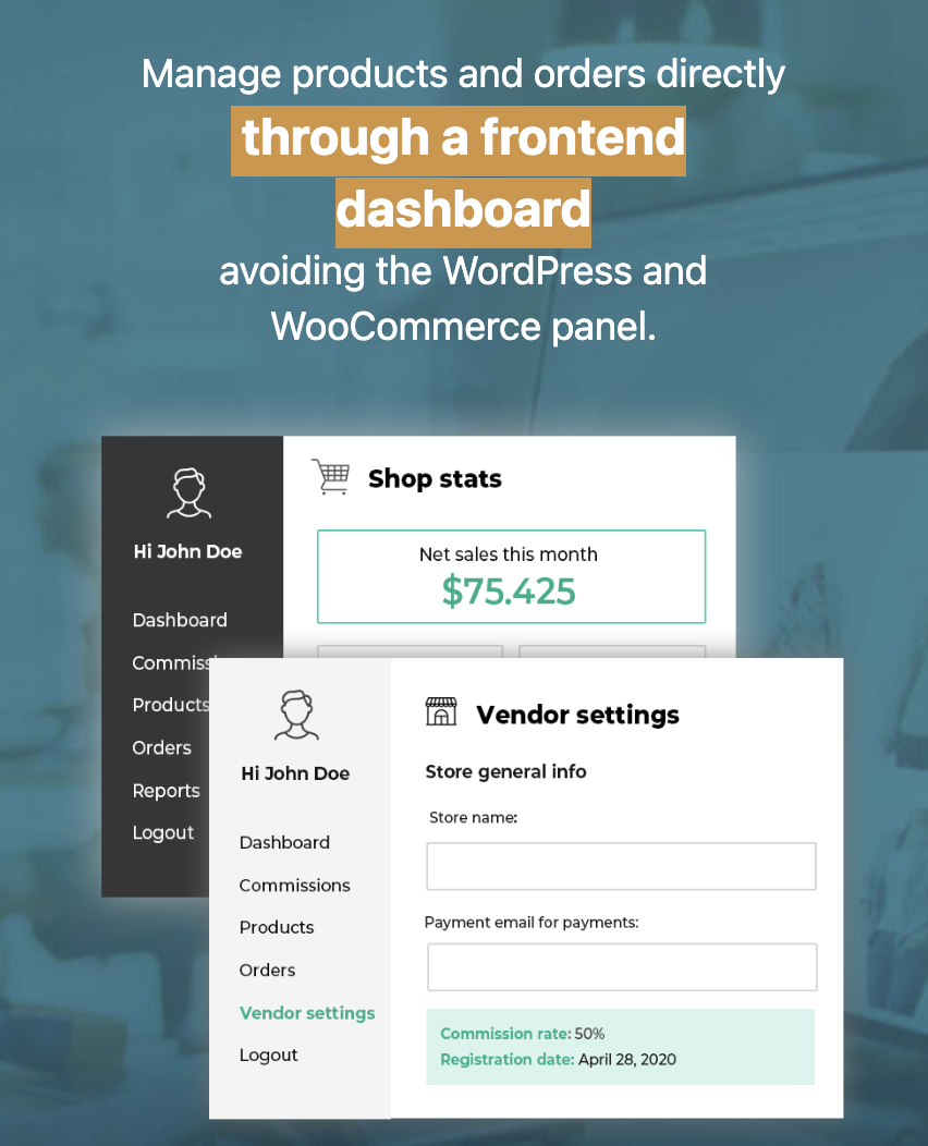 YITH Frontend Manager for WooCommerce