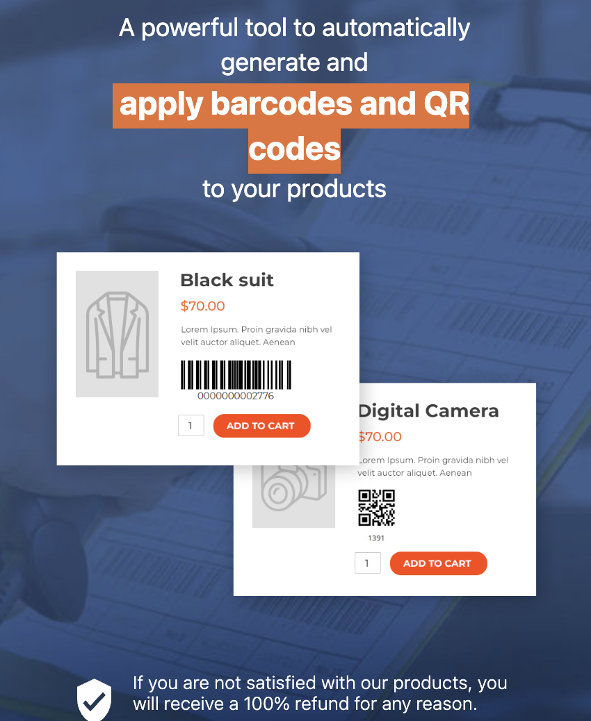 YITH WooCommerce Barcodes and QR Codes