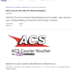 ACS Courier Voucher for WooCommerce