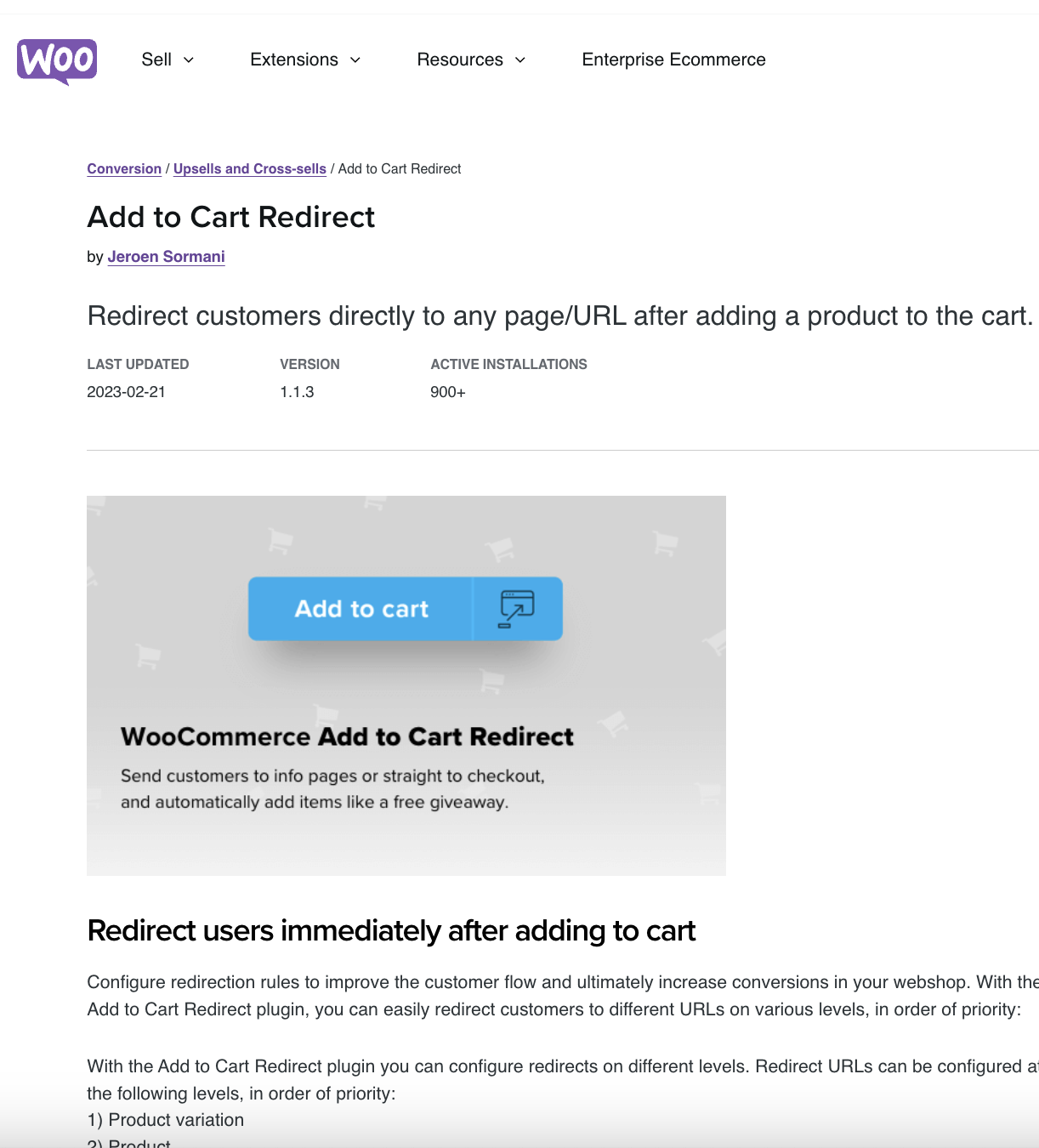 Add to Cart Redirect