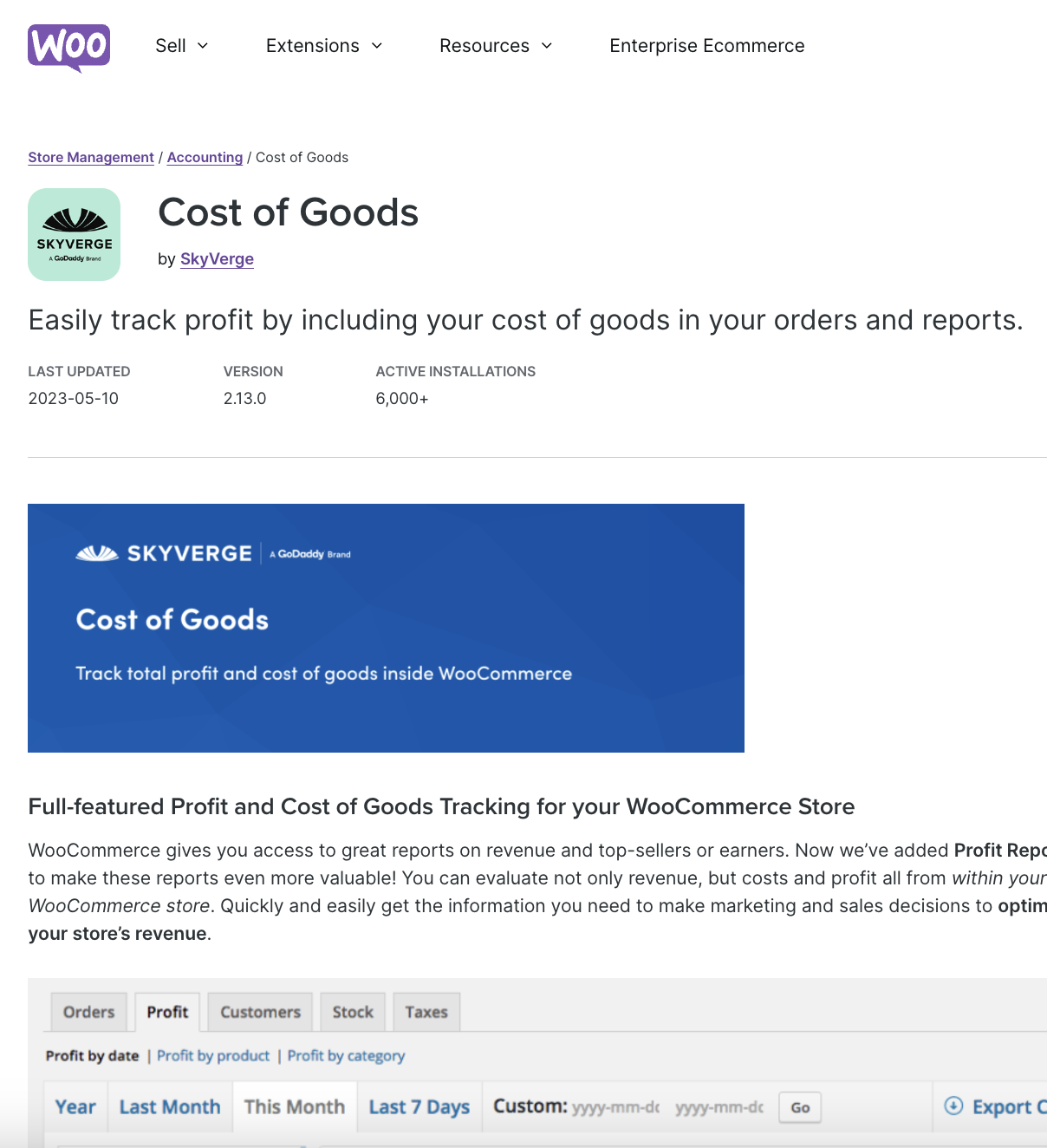 Cost of Goods