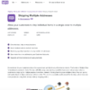 Shipping Multiple Addresses