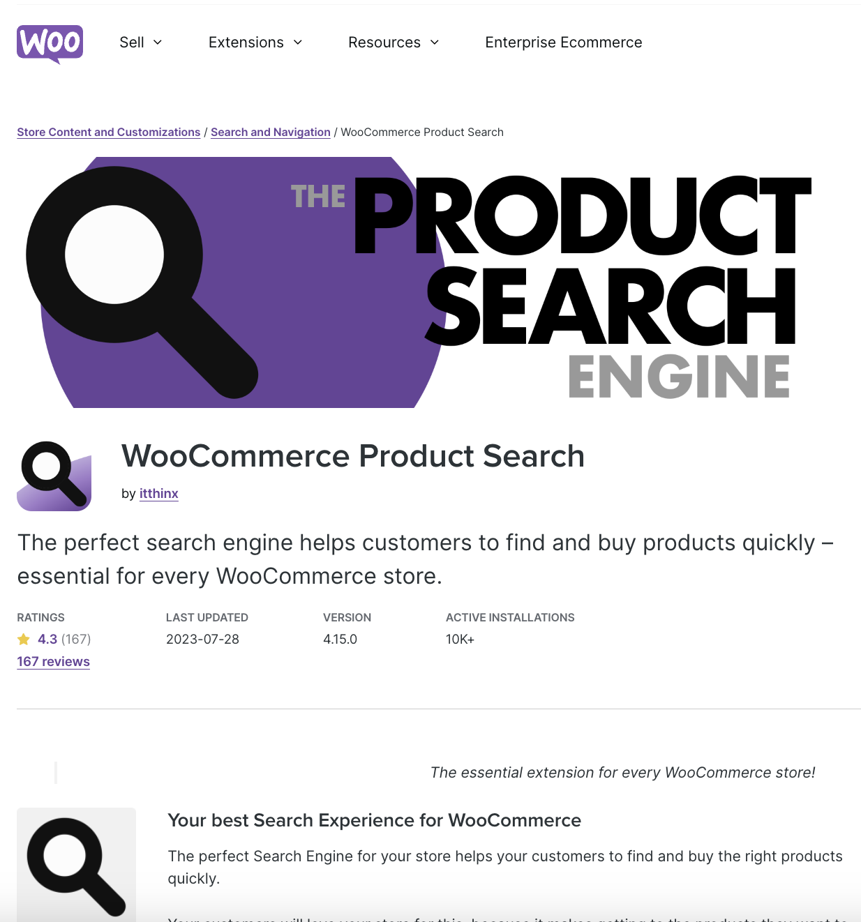 WooCommerce Product Search