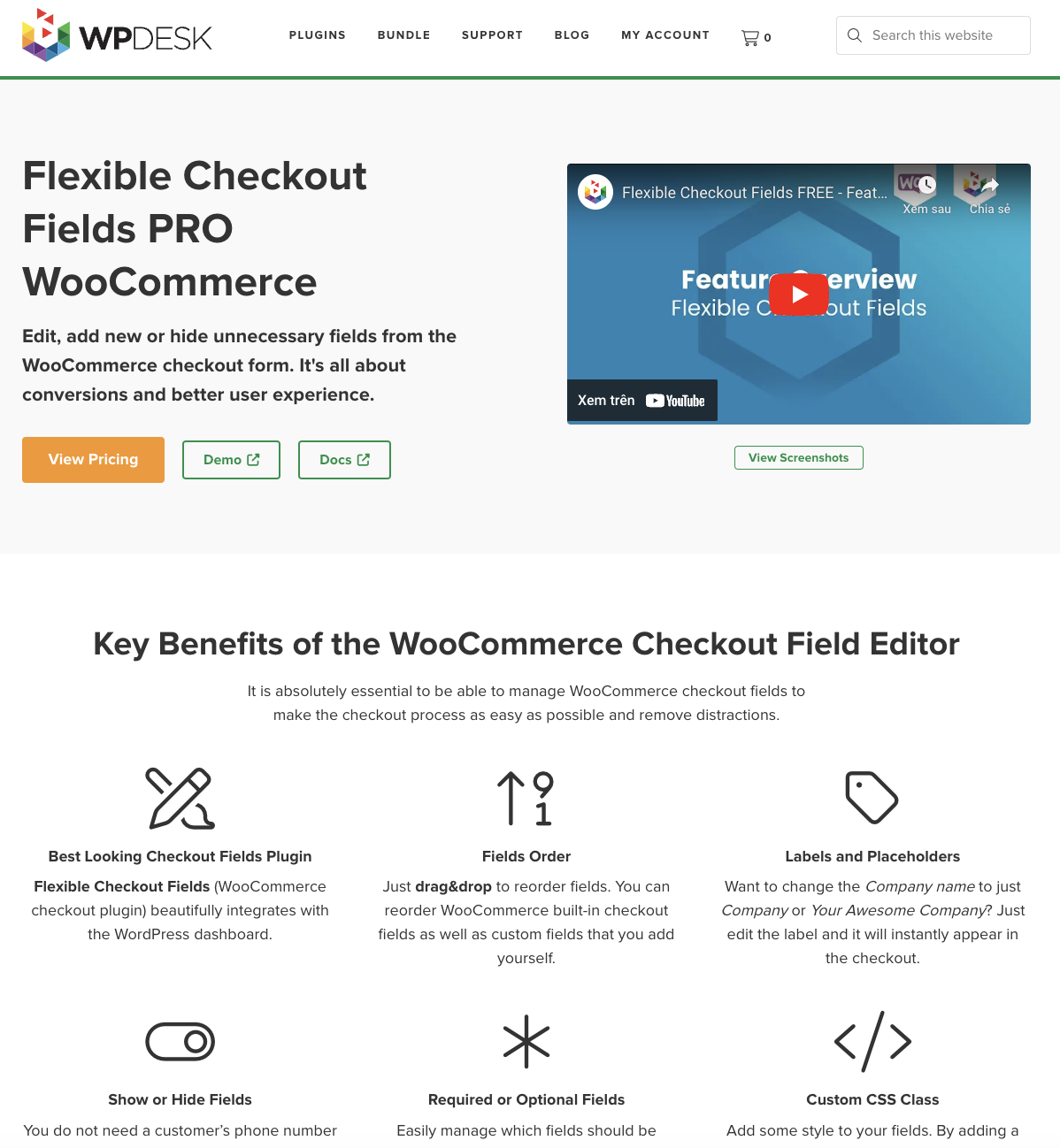 Flexible Checkout Fields PRO WooCommerce