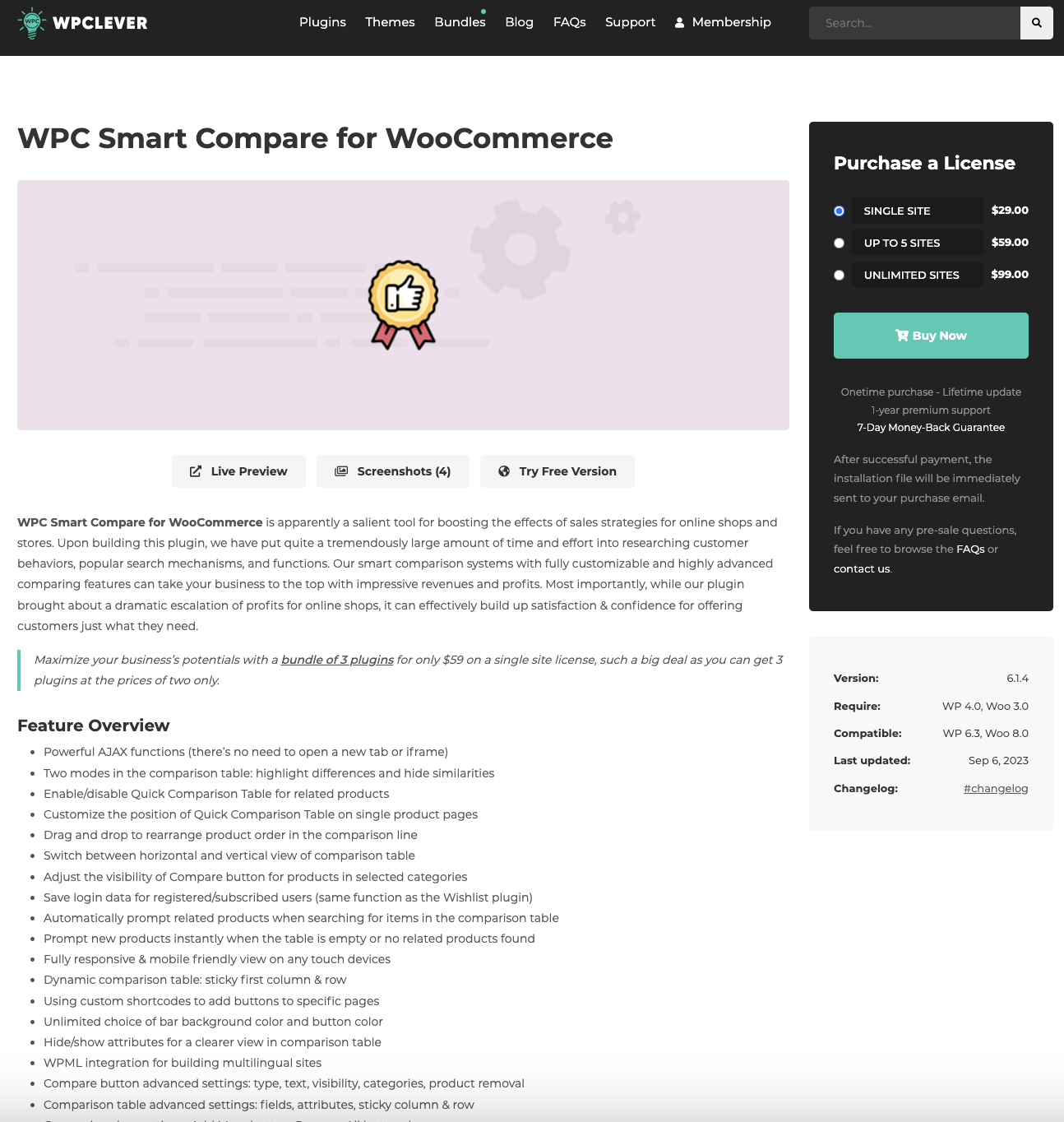 WPC Smart Compare for WooCommerce