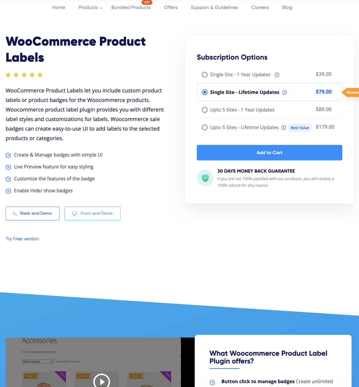 WooCommerce Product Labels