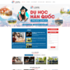 Theme wordpress du học hàn quốc 1