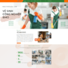 Theme wordpress dịch vụ vệ sinh công nghiệp 1