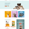 Theme wordpress dịch vụ thú cưng chó mèo