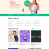 Theme wordpress khóa học 12