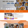 Theme wordpress dịch vụ nấu tiệc cưới tại nhà