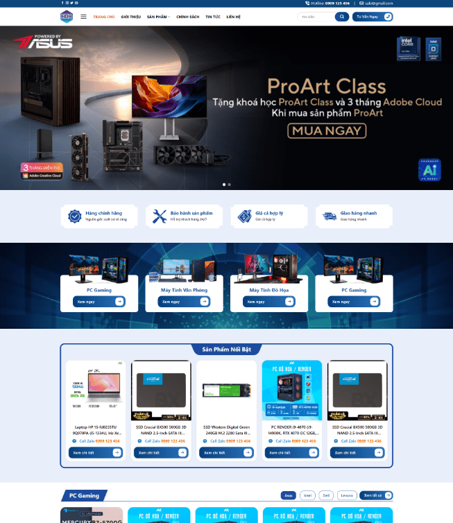 Theme wordpress shop bán máy tính 15