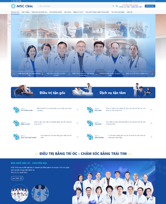 Theme WordPress Phòng Khám Đa Khoa 21