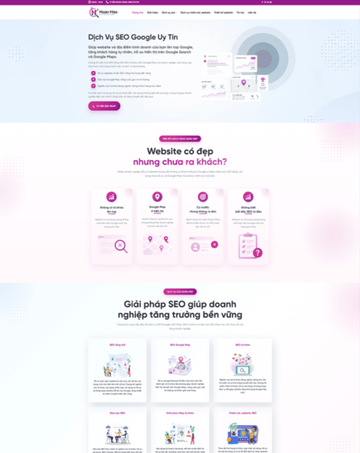 Theme wordpress dịch vụ seo & marketing