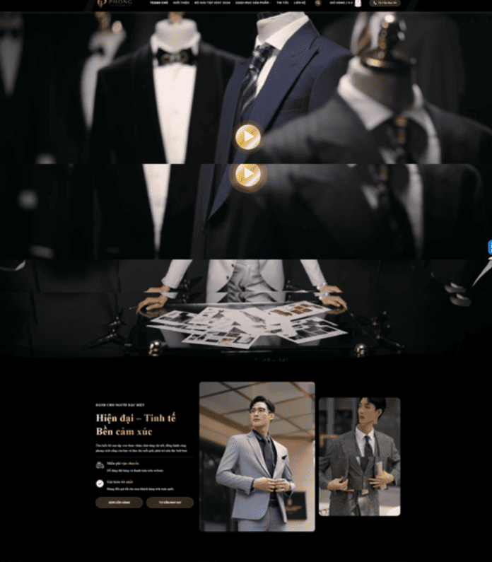 Theme wordpress áo vest nam